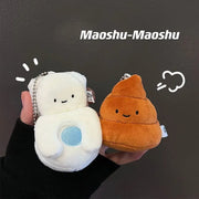 Cute Crying Rabbit Couple Keychain Mini Funny Doll Plush Keyring Bag Pendant Charms Backpack Decor Classroom Prizes Guest Gifts - Lacatang Shop