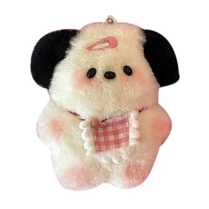 Cute Plush Puppy Keychain - Adorable Cartoon Bag Charm for Women & Girls - Perfect Birthday Gift! - Lacatang Shop