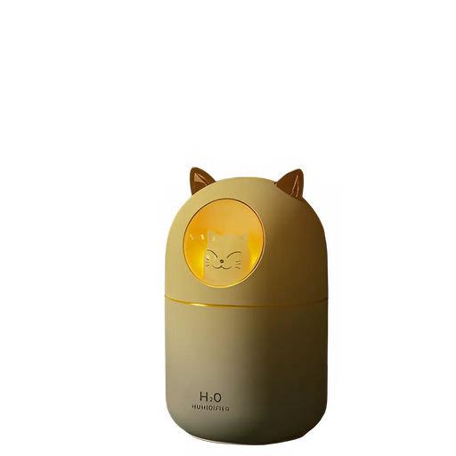 300ML Air Humidifier Cute Cat Ultra-Silent USB Office Household Bedroom Car Aromatherapy Air Purifier with LED Cool Mist Spray