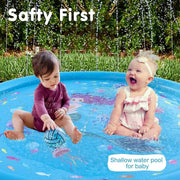 Kids Splash Pad Sprinkler for Outdoor Play - 3-in-1 Baby Pool and Water Toy Gift for Toddlers, Boys, and Girls (60" Splash Play Mat) Kids Splash Pad Sprinkler | 3-in-1 Baby Pool & Water Toy for Toddlers  AliExpress Lacatang Shop 