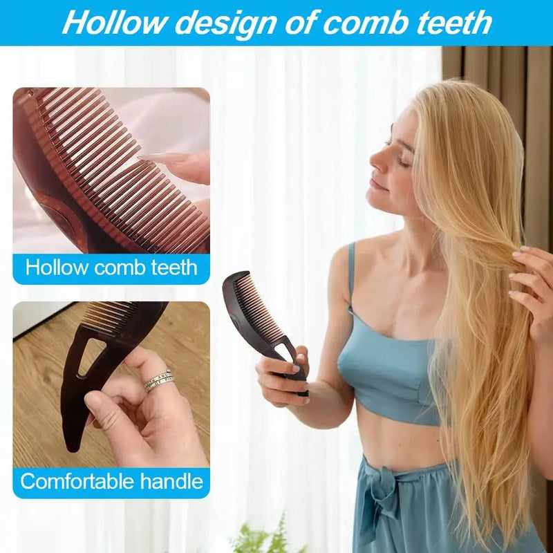 Dandruff Removal Scalp Hair Combs Hair Dressing Comb Self - Cleaning Anti - Static Massage brushes Hair Salon styling tools - Lacatang Shop