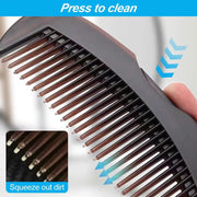 Dandruff Removal Scalp Hair Combs Hair Dressing Comb Self - Cleaning Anti - Static Massage brushes Hair Salon styling tools - Lacatang Shop