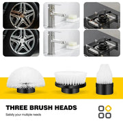 DayPlus Cordless Electric Brush Multi - functional Automatic Hand - held Electric Cleaning Brush Bathroom Toilet Floor Toilet 3 Head - Lacatang Shop