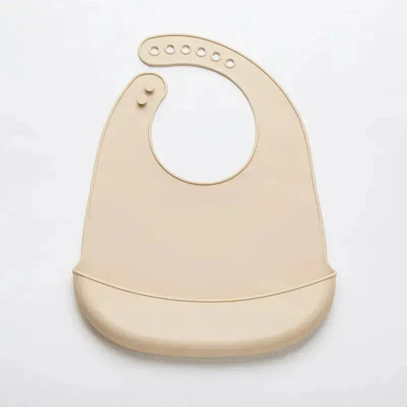 Adjustable Waterproof Baby Bibs made of Soft Silicone, BPA Free - Ideal for Newborns and Children Soft Silicone Baby Bibs - Adjustable, Waterproof & BPA Free.  Aliexpress Lacatang Shop 