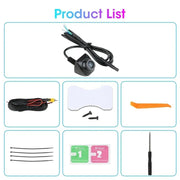 Develuck HD 1080P 170° Night Vision Waterproof Car Rear View Camera with Fisheye Golden Lens - Universal 12V Reverse System - Lacatang Shop