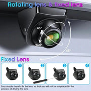 Develuck HD 1080P 170° Night Vision Waterproof Car Rear View Camera with Fisheye Golden Lens - Universal 12V Reverse System - Lacatang Shop