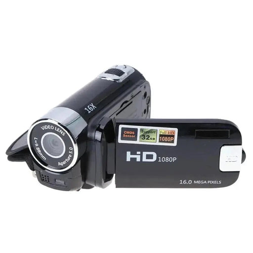 Digital Video Camera Full HD 1080P 16X Zoom Camcorder DV Camera (Black)