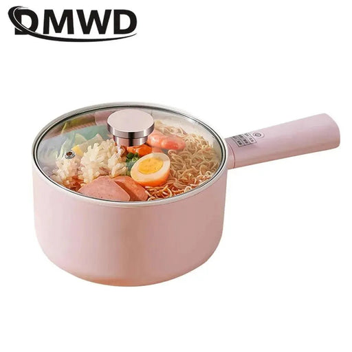 DMWD 1.8/2.5L Household Cooking Pot Electric Rice Cooker Mini Hot Pot Food Steamer Porridge Soup Pot Breakfast Maker Frying Pan - Lacatang Shop