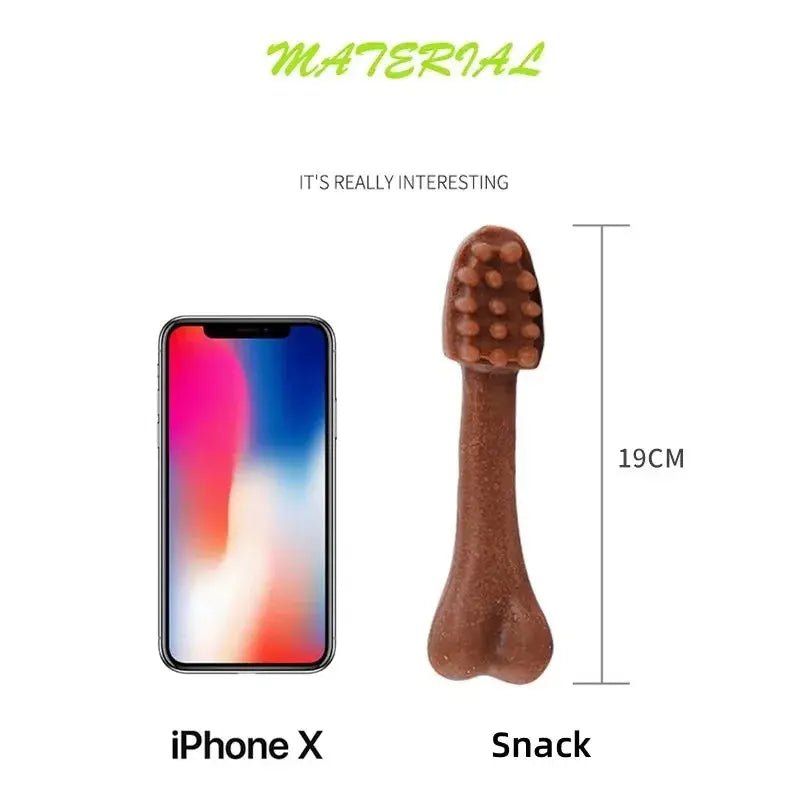 Dog Teeth Grinding Rod Toothbrush Shape Big Bone Chewing Oral Hygiene Snacks Large Dog Training Pet Supplies Toy Accessories - Lacatang Shop