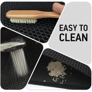 Double Layer Cat Litter Mat with Waterproof Non - Slip Washable Pet Litter Box Mat Sand Trapper Clean Pad Durable Bed Mat - Lacatang Shop