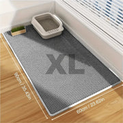 Double - layer EVA cat litter mat, splash - proof mat, cat litter basin filter and water leakage control sand pad, washable, easy - Lacatang Shop