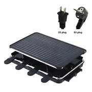 Double layer Korean Smokeless barbecue grill Non - stick Hot plate - Lacatang Shop