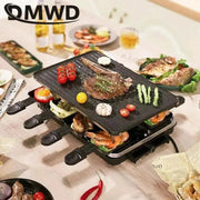 Double layer Korean Smokeless barbecue grill Non - stick Hot plate - Lacatang Shop