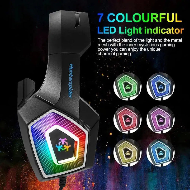 Dragon Stereo LED Gaming Headset with Microphone - Lacatang Shop