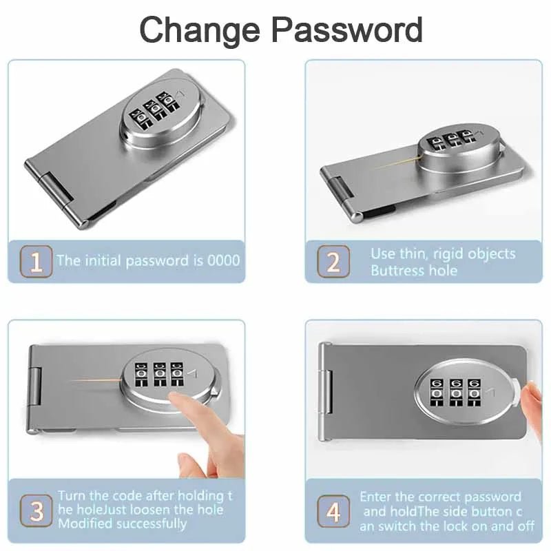 Drawer Combination Lock Home Multifunctional Child Safety Protection Lock for Drawer Cabinets Mechanical Password Locks - Lacatang Shop