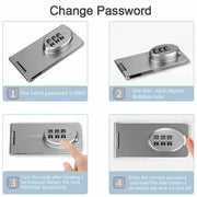Drawer Combination Lock Home Multifunctional Child Safety Protection Lock for Drawer Cabinets Mechanical Password Locks - Lacatang Shop