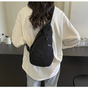 Droplet Shaped Nylon Waterproof Unisex Chest Bag Women Sport Phone Crossbody Bag Men Cycling Portable Versatile Shoulder Bag - Lacatang Shop