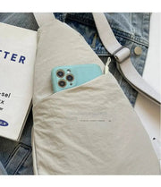 Droplet Shaped Nylon Waterproof Unisex Chest Bag Women Sport Phone Crossbody Bag Men Cycling Portable Versatile Shoulder Bag - Lacatang Shop