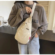 Droplet Shaped Nylon Waterproof Unisex Chest Bag Women Sport Phone Crossbody Bag Men Cycling Portable Versatile Shoulder Bag - Lacatang Shop