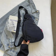 Droplet Shaped Nylon Waterproof Unisex Chest Bag Women Sport Phone Crossbody Bag Men Cycling Portable Versatile Shoulder Bag - Lacatang Shop