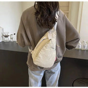 Droplet Shaped Nylon Waterproof Unisex Chest Bag Women Sport Phone Crossbody Bag Men Cycling Portable Versatile Shoulder Bag - Lacatang Shop