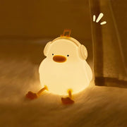 Duck Silicone Night Light - Rechargeable Touch Lamp - Lacatang Shop