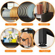 Dustproof Kitchen Organizer Rack & Dish Draining Cabinet - Lacatang Shop