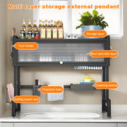 Dustproof Kitchen Organizer Rack & Dish Draining Cabinet - Lacatang Shop