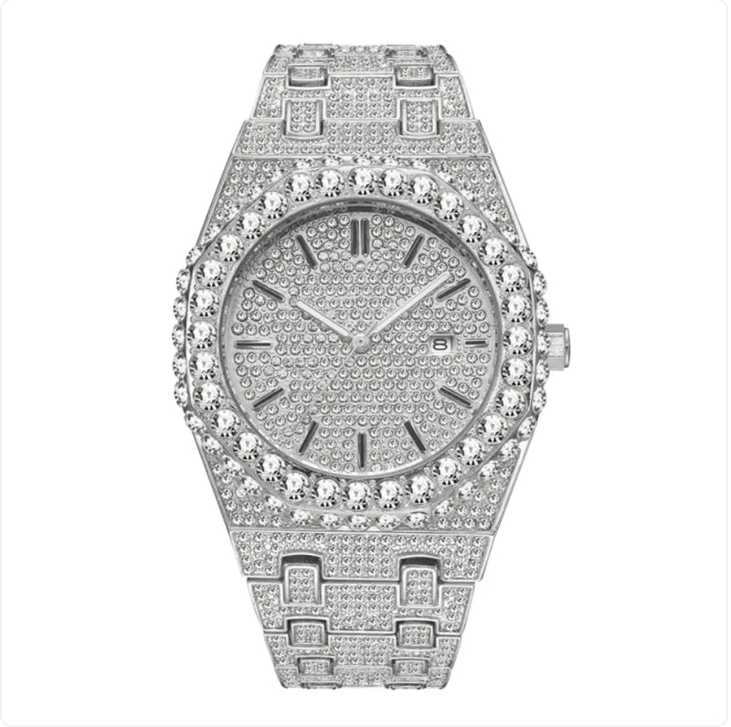Men's Starry Diamond Quartz Watch