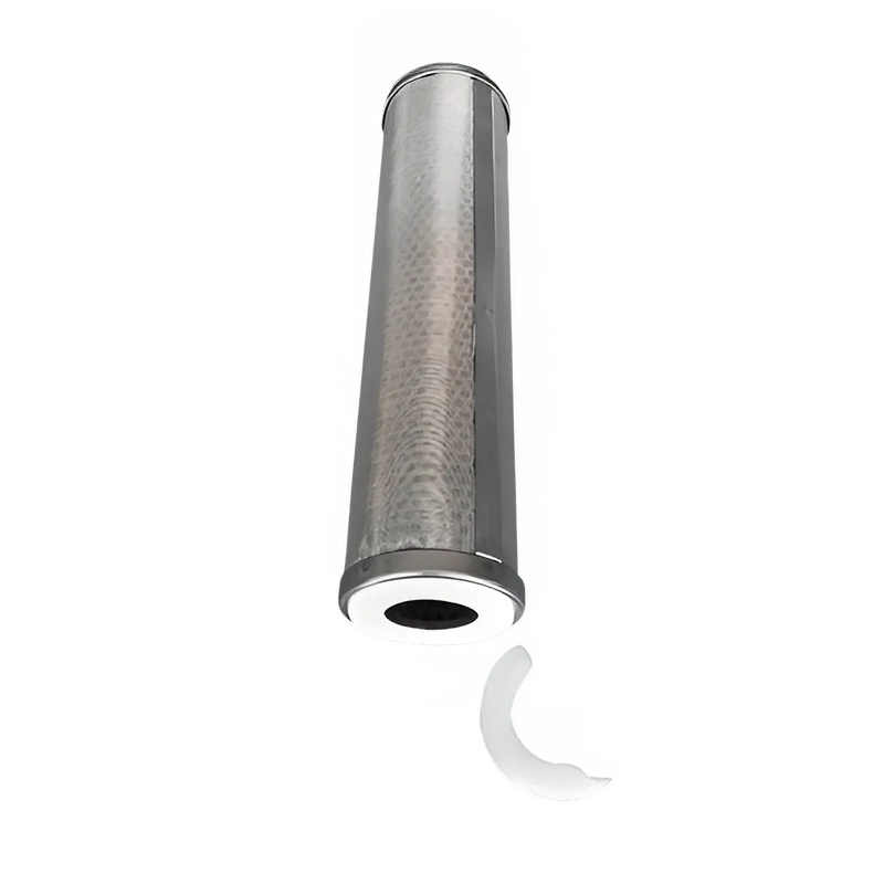 Stainless Steel Filter Cartridge for 20" Filter Housing for Whole House Water Purification - Cleanable Wire Mesh 1μm/5μm/40μm