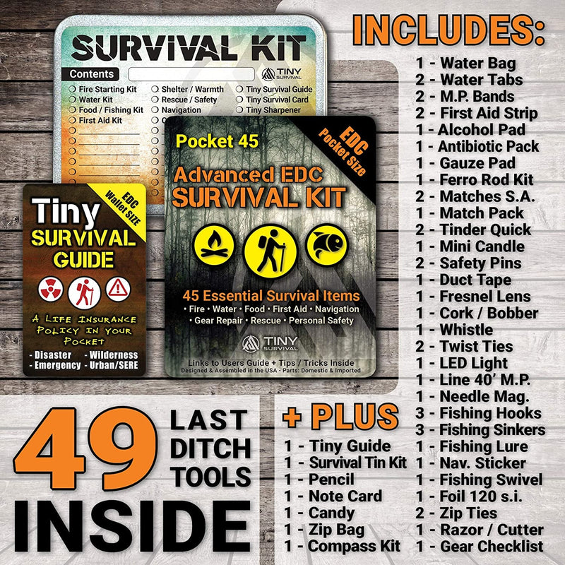 EDC Survival Bundle: Kit, Guide & Tin - Lacatang Shop