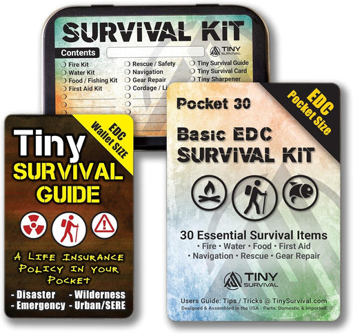 EDC Survival Bundle: Kit, Guide & Tin - Lacatang Shop