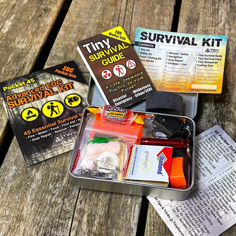 EDC Survival Bundle: Kit, Guide & Tin - Lacatang Shop