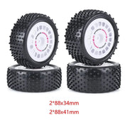 4 Pcs 88mm Buggy Tires Wheel Tyre for 1/10 Wltoys 104001 Tamiya TT-02B DT-02 RC Car Off Road Rally Racing Rims Upgrades Parts AliExpress