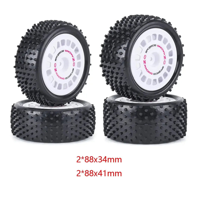 4 Pcs 88mm Buggy Tires Wheel Tyre for 1/10 Wltoys 104001 Tamiya TT-02B DT-02 RC Car Off Road Rally Racing Rims Upgrades Parts AliExpress