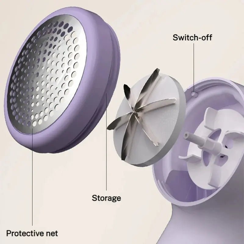 Electric Clothing Remover USB Charging Portable Lint Remover LED Display Clothes Pet Hair Remover Household Machine - Lacatang Shop