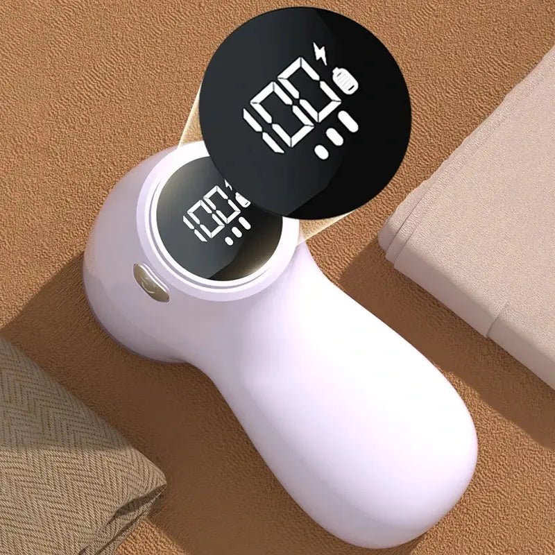 Electric Clothing Remover USB Charging Portable Lint Remover LED Display Clothes Pet Hair Remover Household Machine - Lacatang Shop