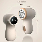 Electric Hairball Trimmer 6 Blades Smart LED Digital Display USB Charging Sweater Lint Remover Home Portable Fast Ball Remover - Lacatang Shop