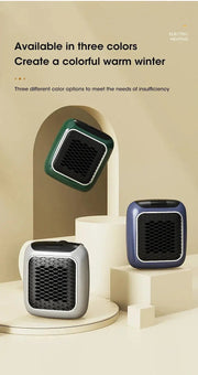 Electric Heater Home Appliance Heating Furnace Portable Heater Plug - in Room Heater Mini Radiator Remote Heating 500W - Lacatang Shop