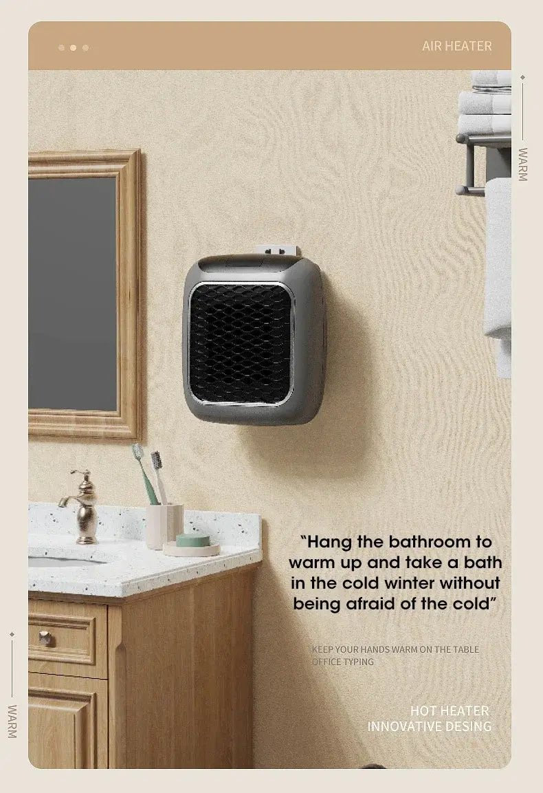 Electric Heater Home Appliance Heating Furnace Portable Heater Plug - in Room Heater Mini Radiator Remote Heating 500W - Lacatang Shop