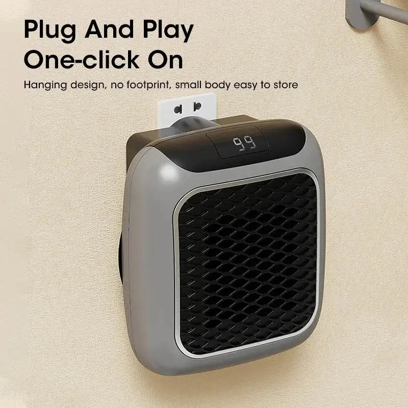 Electric Heater Home Appliance Heating Furnace Portable Heater Plug - in Room Heater Mini Radiator Remote Heating 500W - Lacatang Shop