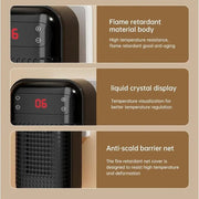 Electric Heaters Indoor Electric Space Heaters For Winter Home Heater With LED Display US Plug - A - Lacatang Shop