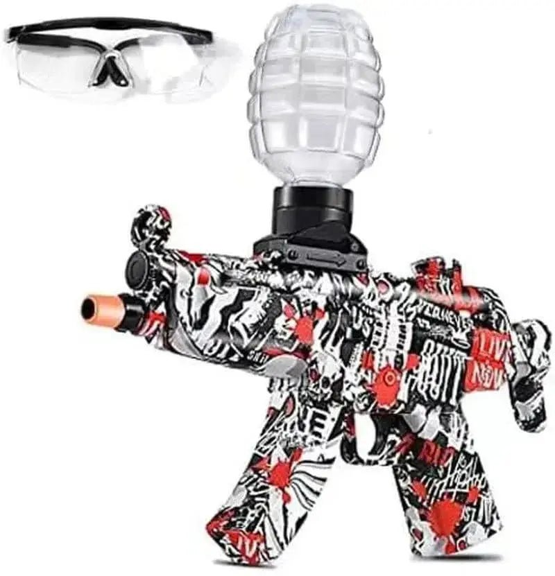 Electric Gel Ball Blaster with 40,000+ Gel Drops and Goggles for Outdoor Fun