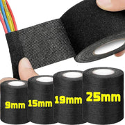 Electrical Tape Heat - resistant Harness Bundle Insulation Auto Wiring Fabric Cloth Wrap Waterproof Cable Organizer Adhesive Tapes - Lacatang Shop