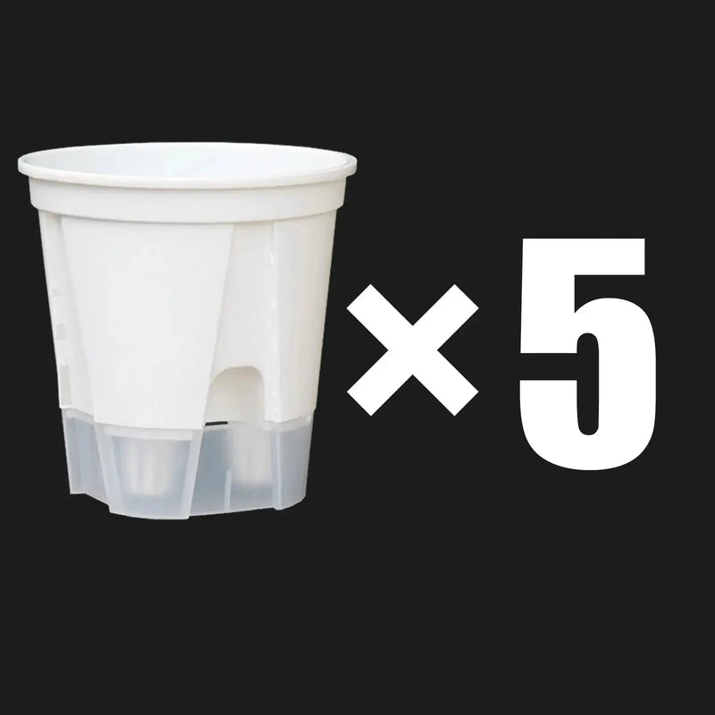 Elegant Self - Watering Resin Flower Pots for Succulents and Hydroponics - Modern Design for Indoor & Outdoor Use - Lacatang Shop