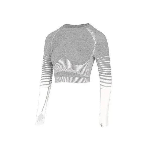EP Sport Set Women Seamless Yoga Set Women Gym Clothes Long Sleeve - Lacatang Shop