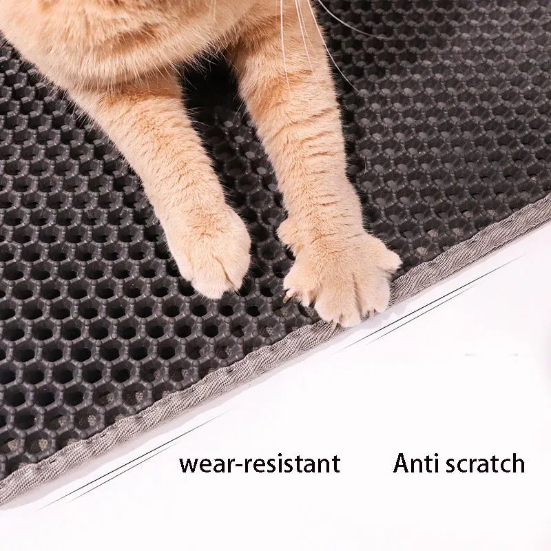 EVA Double Layer Cat Litter Pad Waterproof Non - slip Sand Basin Filter Kitten Dog Washable Easy Cleaning Pet Accessories - Lacatang Shop