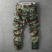 Fashion Camouflage Cargo Pants Men Casual Straight Loose Baggy Tactical Trousers Streetwear Hiphop Harem Joggers Clothing - Lacatang Shop