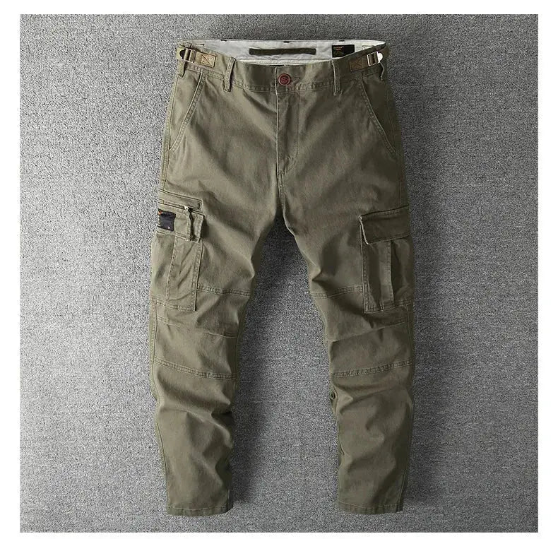 Fashion Camouflage Cargo Pants Men Casual Straight Loose Baggy Tactical Trousers Streetwear Hiphop Harem Joggers Clothing - Lacatang Shop