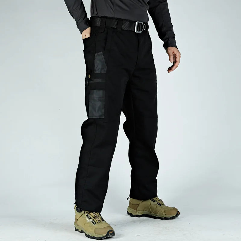 Clearance_Winter Sweatwear Men Plush Thick Fleece Sweatpant Lambswool Thermal Trousers Casual Pants Waterproof Windproof Warm Co